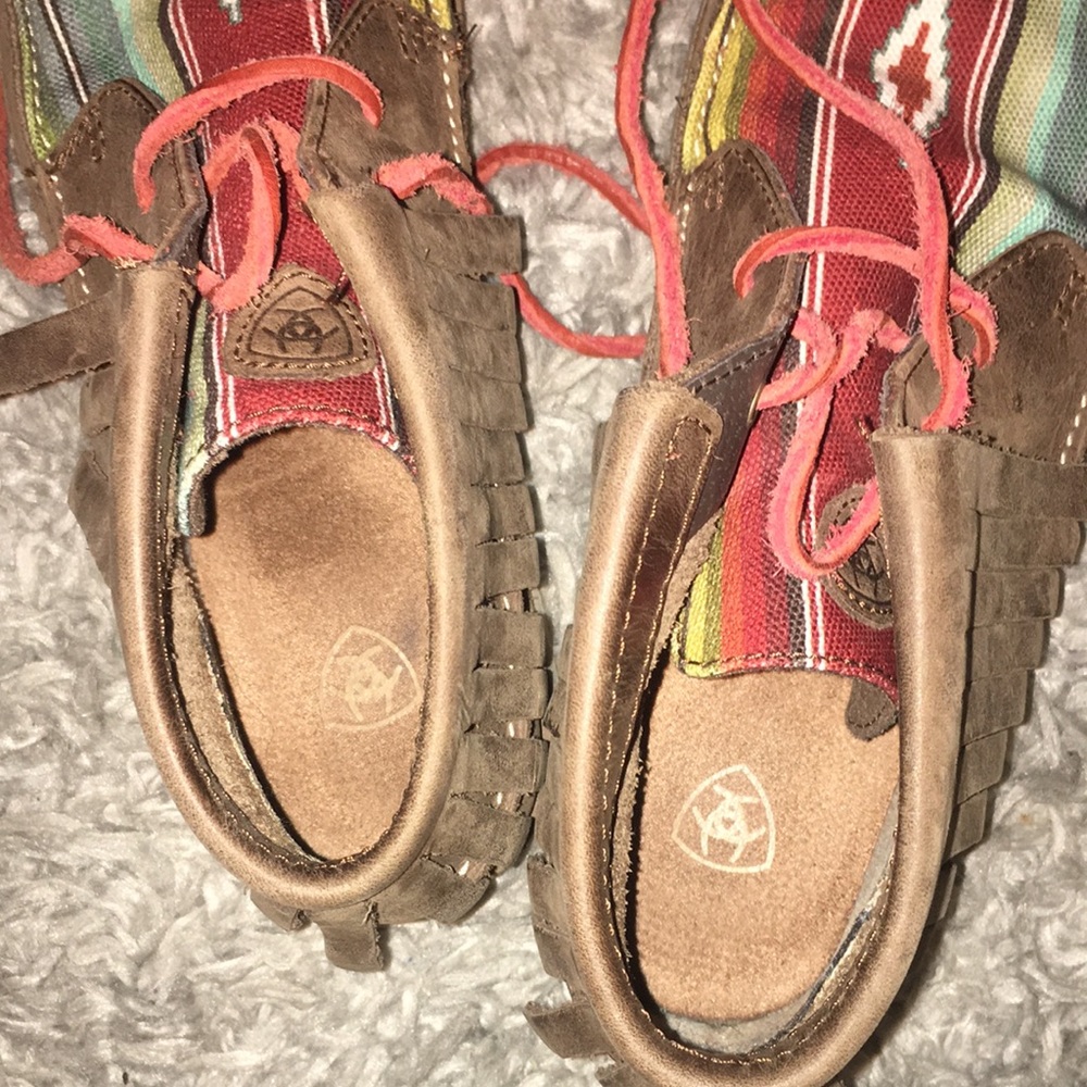 Ariat cruser bomber boot Aztec fringe - Picture 5 of 5